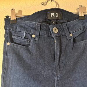 Paige Dark Blue Hoxton Skinny Jean - Size 26